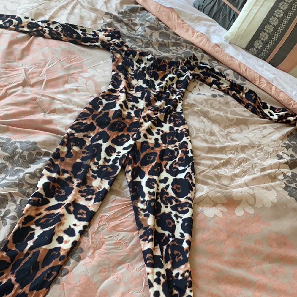 Sexy Leopard print one piece